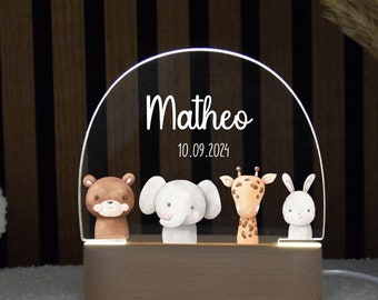 Nachtlicht Baby, Nachtlicht personalisiert, Nachtlampe Baby, Babygeschenk Geburt, Taufgeschenk, Nachtlicht, Geschenk Geburt, Kinderzimmer