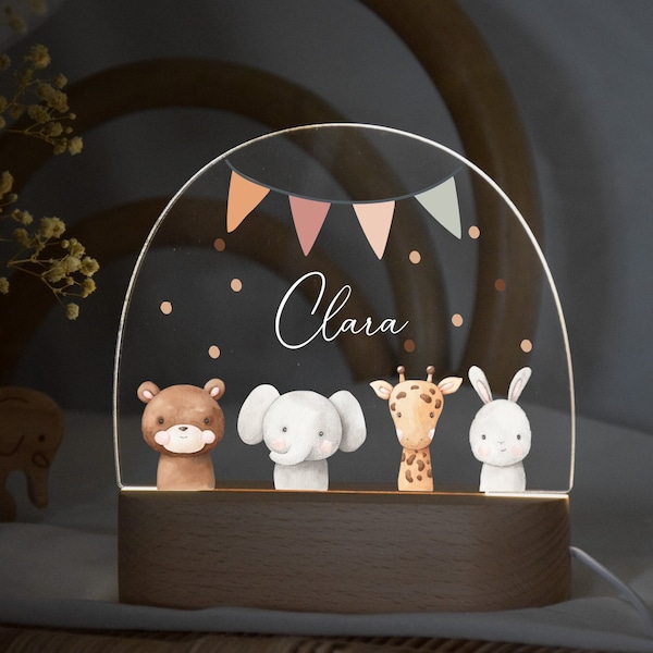 Nachtlicht Kinder, Nachtlicht personalisiert, Nachtlicht Baby, Babygeschenk Geburt, Kinder Lampe, Baby Lampe,  Stilllicht, Nachtlicht, Taufe