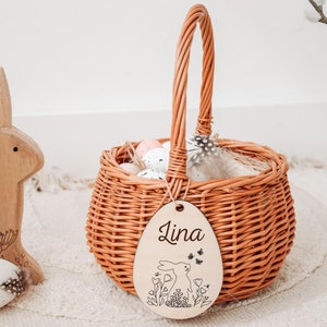 Easter basket for children with personalized Easter pendant, Easter basket children, Easter basket, Easter gifts, Easter pendant, Easter nest, basket