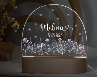 Nachtlicht Kinder, Nachtlicht personalisiert, Nachtlicht Baby, Babygeschenk Geburt, Kinder Lampe, Baby Lampe, Taufgeschenk,Nachtlicht, Taufe