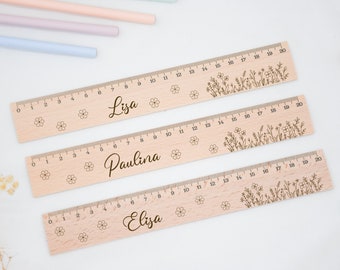 Ruler, school child, ruler personalized, wooden ruler, school enrollment gifts, school enrollment gifts, school introduction gift, back to school