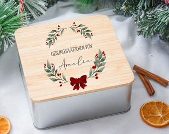 Keksdose, Vorratsdose, Keksdose Weihnachten, Keksdose personalisiert, Vorratsdose personalisiert, Weihnachten Kinder, Weihnachtsgeschenke