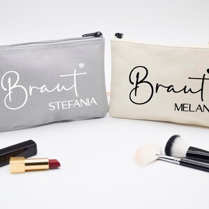 Personalisierte Kosmetiktasche mit Namen | personalisierte Brauttasche | Schminktasche | Geschenk | Geburtstagsgeschenk Mama