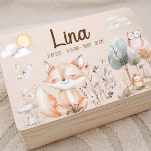Erinnerungskiste Baby, Erinnerungskiste, Babygeschenke, Taufgeschenk, Geschenk Geburt, Erinnerungsbox, Babygeschenk Geburt, Holzkiste, Baby