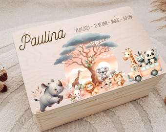 Erinnerungskiste Baby, Erinnerungskiste, Babygeschenke, Taufgeschenk, Geschenk Geburt, Erinnerungsbox, Babygeschenk Geburt, Holzkiste, Baby