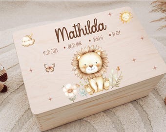 Erinnerungskiste, Erinnerungskiste Baby, Holzkiste, Babygeschenke, Taufgeschenk, Geschenk zur Geburt, Erinnerungbox, Baby Geschenk Geburt