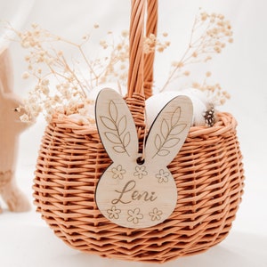 Easter basket personalized with pendant, Easter basket, Easter basket, Easter basket children, Easter gifts, Easter pendant, wicker basket, Easter basket