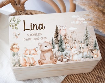 Erinnerungskiste Baby, Erinnerungskiste, Babygeschenke, Taufgeschenk, Geschenk Geburt, Erinnerungsbox, Babygeschenk Geburt, Holzkiste, Baby