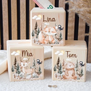 Spardose, Spardose Kind, Spardose Holz, Taufgeschenk, Spardose personalisiert, Baby, Geburt, Geschenk Geburt, Kindergeschenke, Babygeschenke