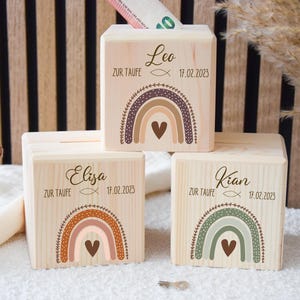 Bautismo, regalo de bautismo, bautismo del Arca de Noé, regalos de bautismo, caja de dinero, caja de dinero para niños, bebé, caja de dinero personalizada, regalos para bebés, regalo de bautismo