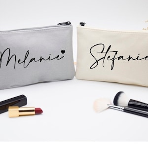 Personalisierte Kosmetiktasche mit Namen | personalisierte Kulturtasche | Schminktasche | Geschenk | Geburtstagsgeschenk Mama | Muttertag