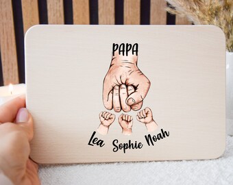 Vatertagsgeschenk, Vatertag, Geschenke für Papa, Geschenk zu Vatertag, Papa, Danke Papa,  Frühstücksbrett, Personalisiertes Geschenk, Dad