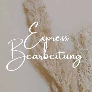 Express Bearbeitung