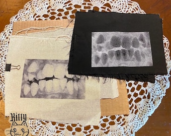 Teeth sew-on patch