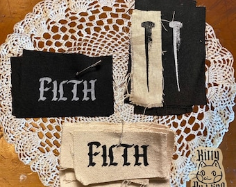 Space filler sew-on patches