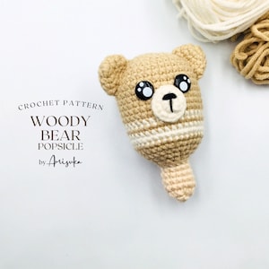 Bear CROCHET PATTERN Bear Pdf Pattern Cute Bear Amigurumi Pattern Easy Animal Pattern Bear Keychain Charm Pdf
