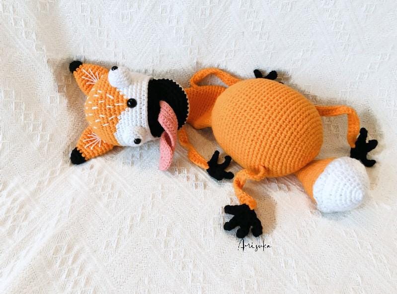 Fox Crochet Door Stop Pattern, Kawaii Amigurumi (PDF Pattern) - Etsy
