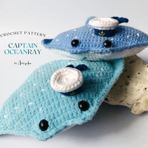 Crochet Stingray Pattern: Captain Ocean Ray Amigurumi (PDF Pattern)