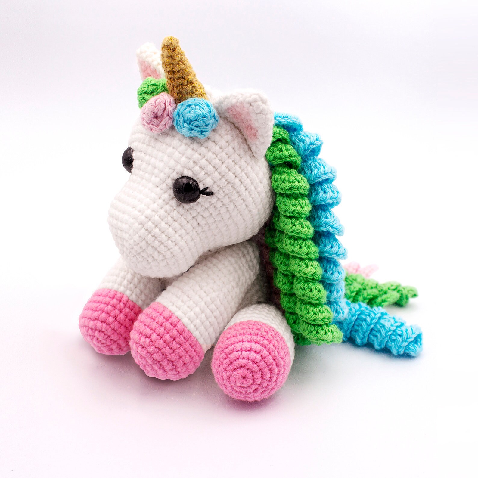 Häkeln Sie Baby Einhorn Amigurumi Einhorn personalisierte | Etsy