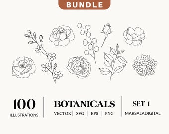 Free Free 104 Single Line Flower Svg SVG PNG EPS DXF File