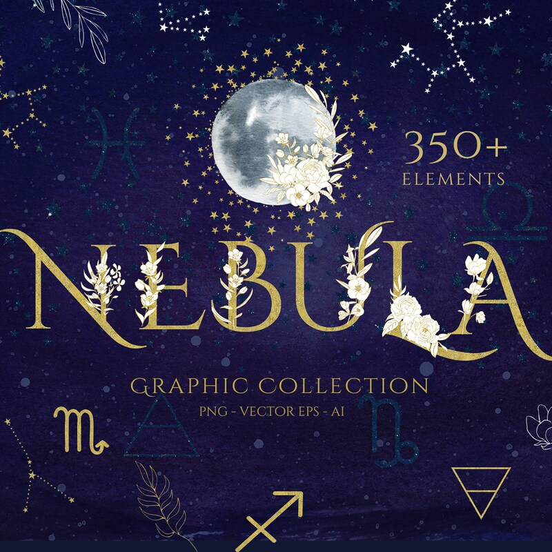 Celestial Watercolor - Etsy