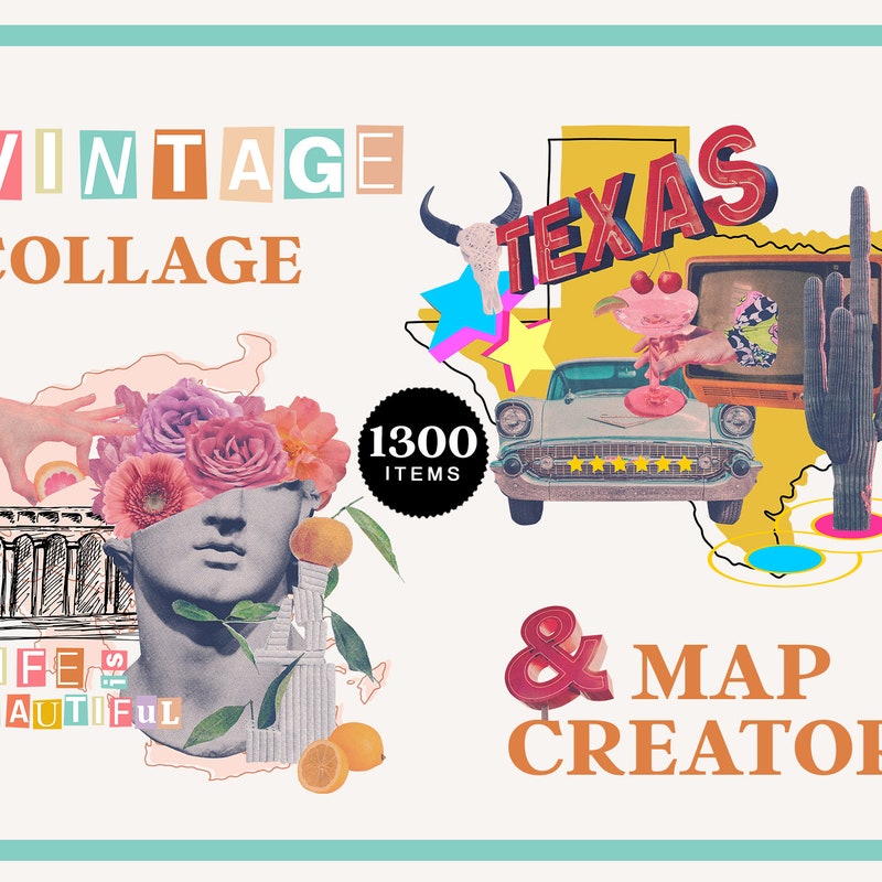 Collage Kit - Etsy