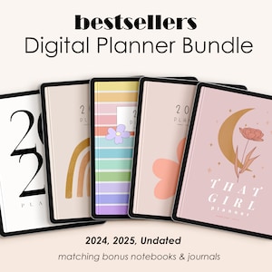 Samsung Notes Digital Planner Bundle 2024, 2025, Undated, Goodnotes Planner, iPad Planner, Notability, Portrait, ADHD Digital Planner Daily