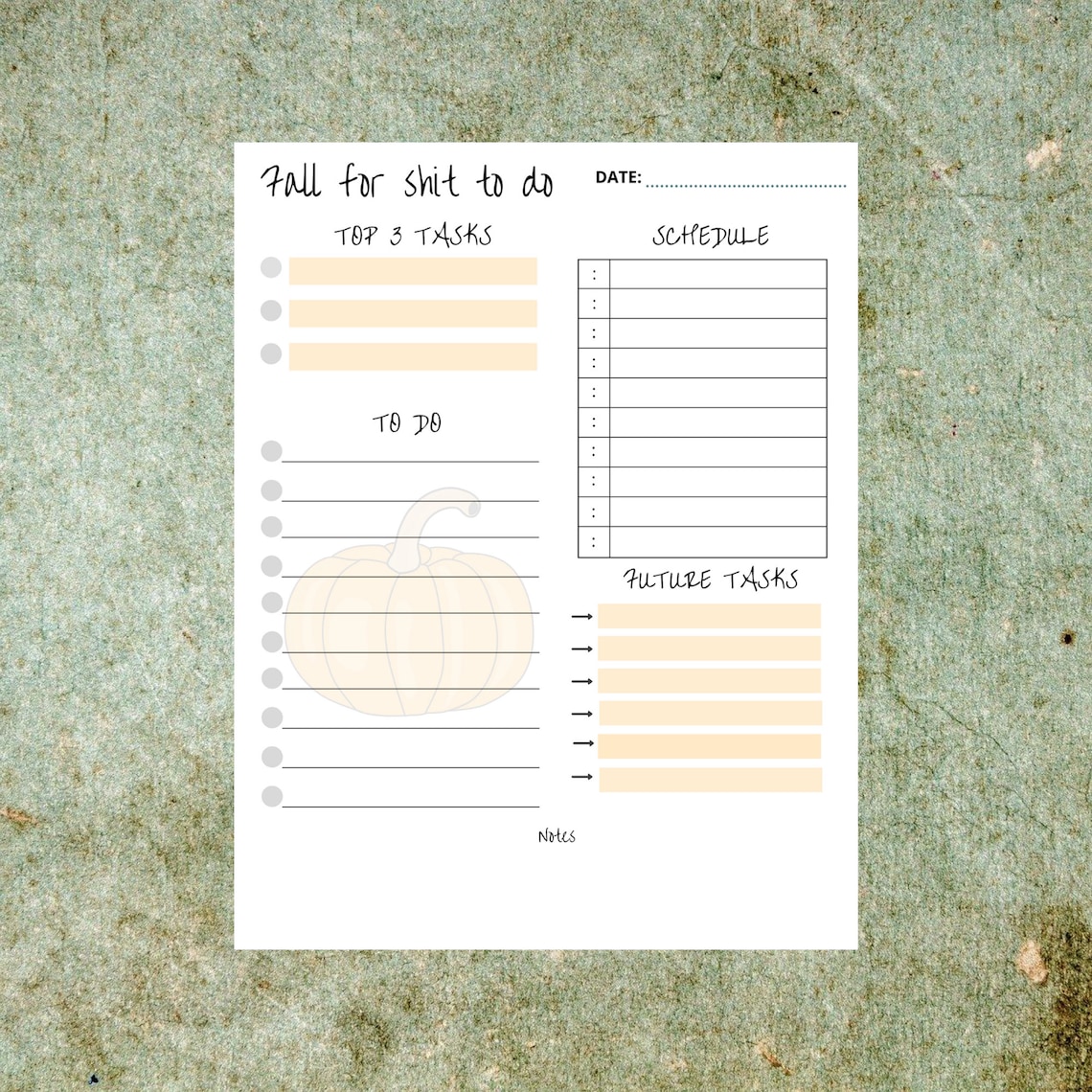 Funny Printable Get Shit Done To Do List Daily Schedule - Etsy España