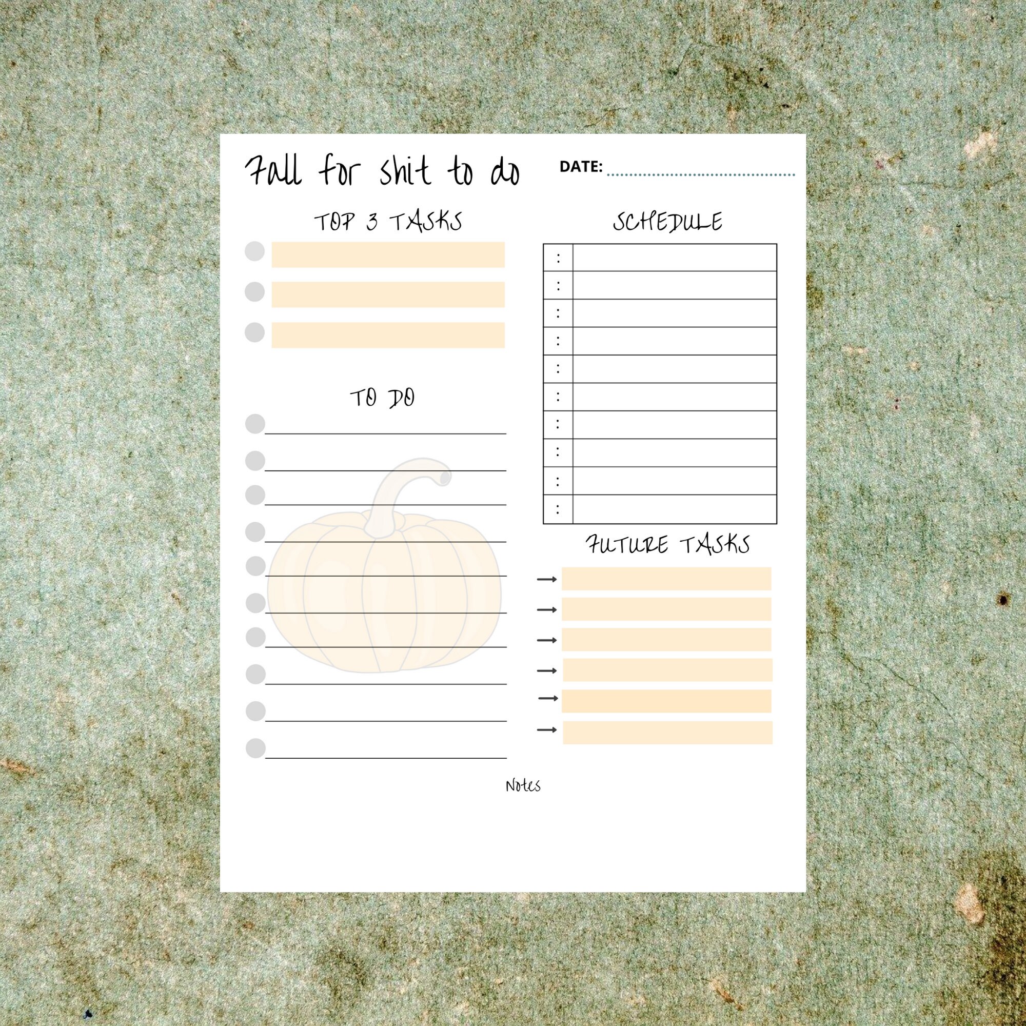 Funny Printable Get Shit Done To Do List Daily Schedule - Etsy España