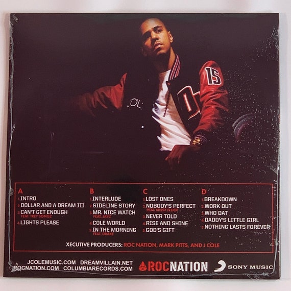J. Cole J Cole Cole World the Sideline Story 2LP Vinyl Limited