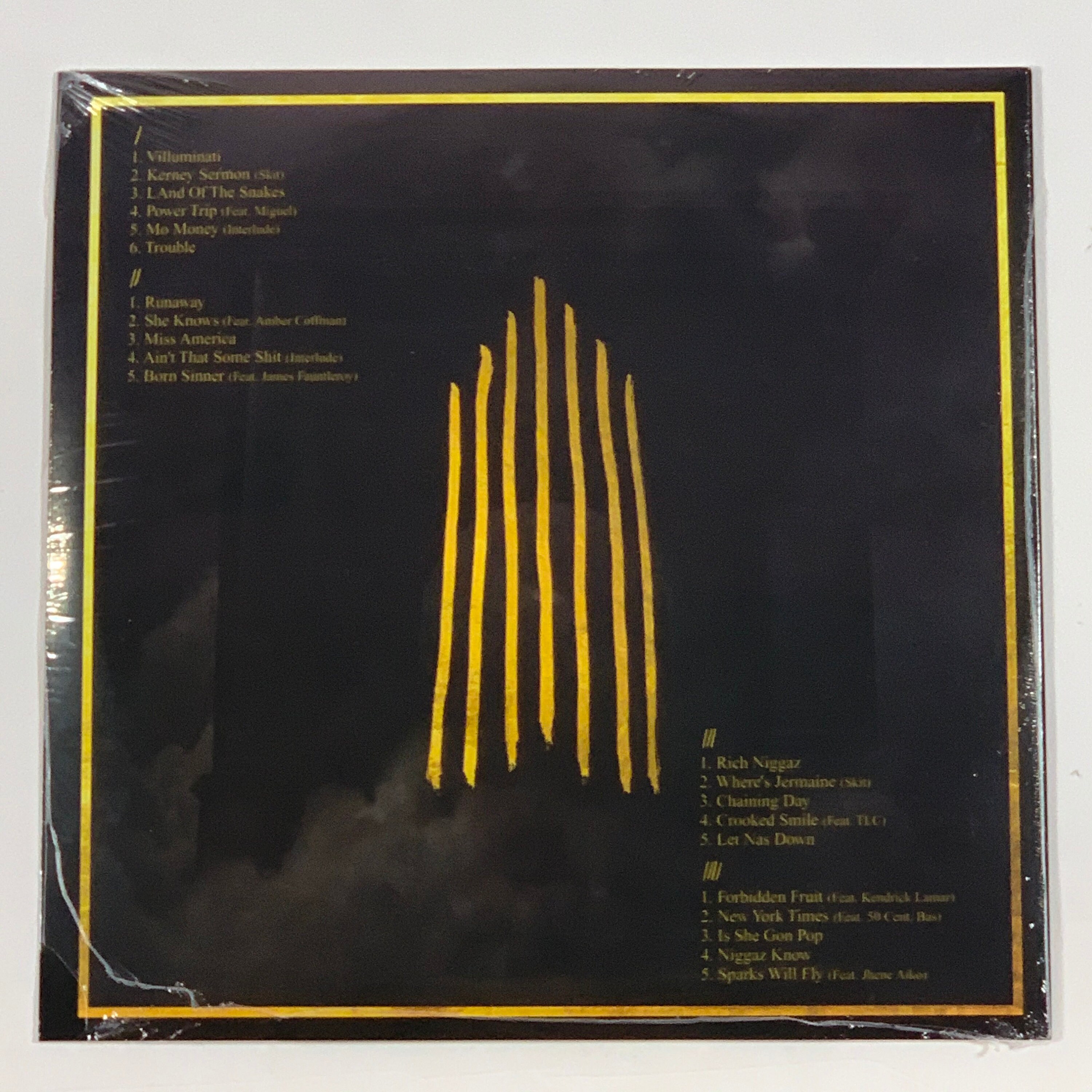 J. Cole J Cole Born Sinner 2LP Vinyl Limited Black 12