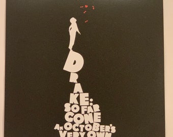 Drake So Far Gone 2LP Vinyl Limited Black 12" Record