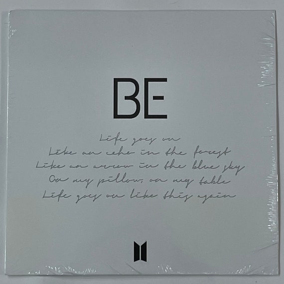 BTS BE 1LP Vinyl Limited Black 12