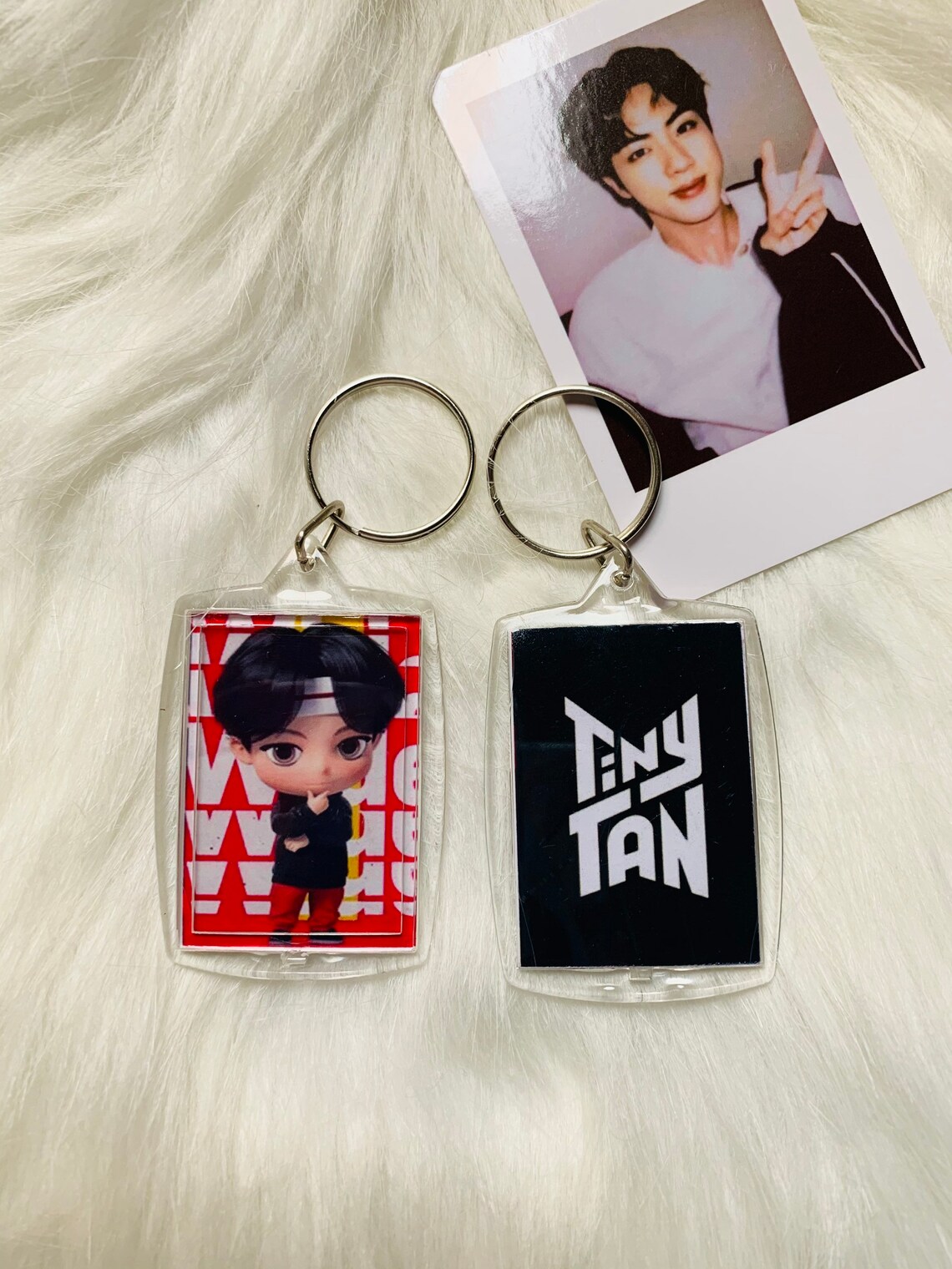 Tinytan Keychain Bts Etsy