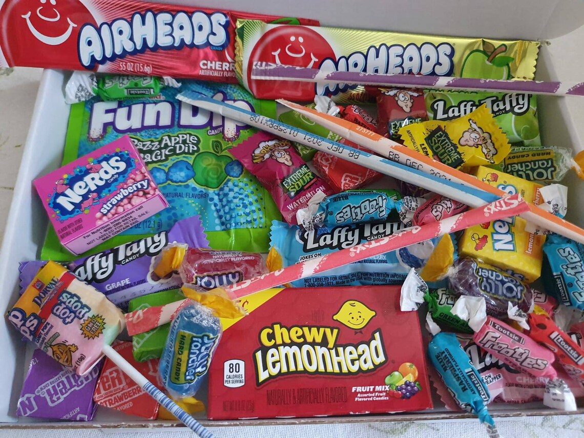 50 American Sweet box jolly ranchers nerds laffy taffy Etsy