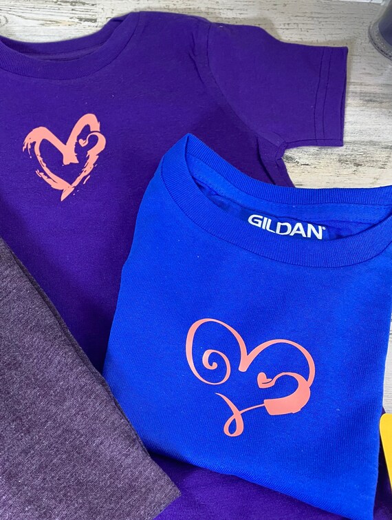 Designer Inspired  Heart shirt, Tees, Printed sweatshirts