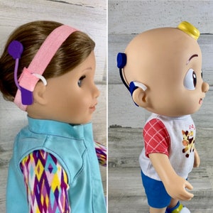 Doll and/or Stuffed Animal 3D Printed Cochlear Implant Toy for Pretend Play (only the cochlear implant)