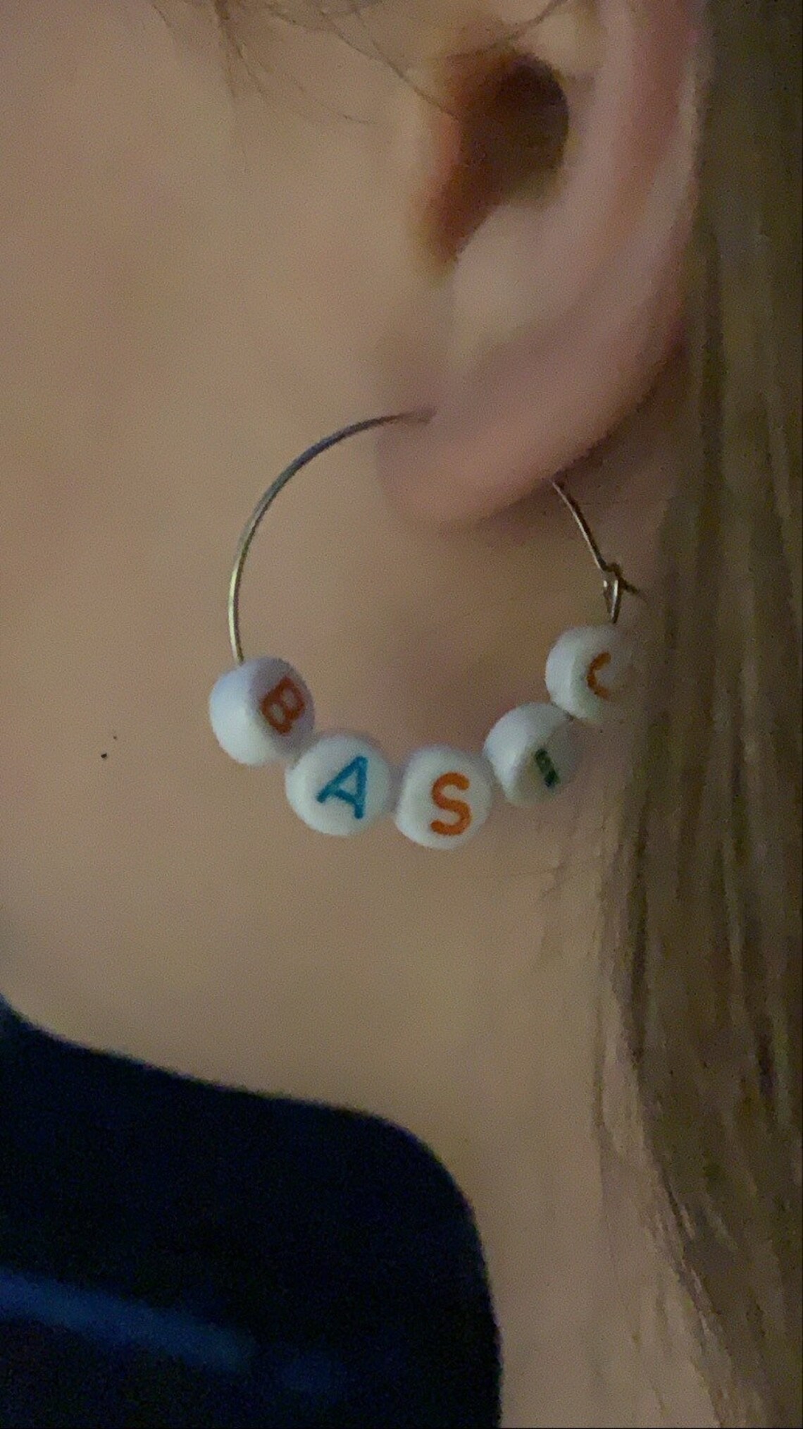 Basic Beach Hoop Earrings Etsy