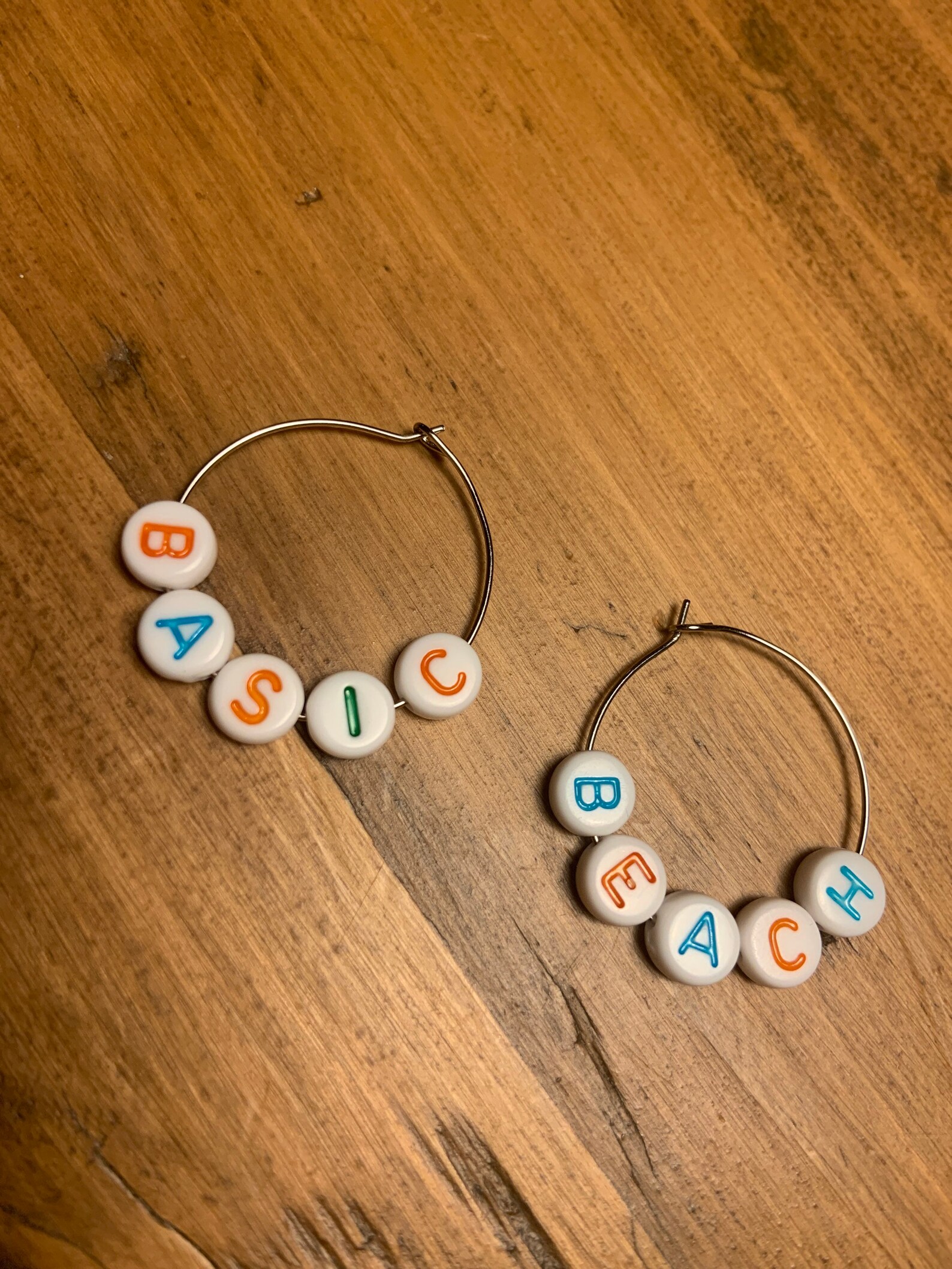 Basic Beach Hoop Earrings Etsy