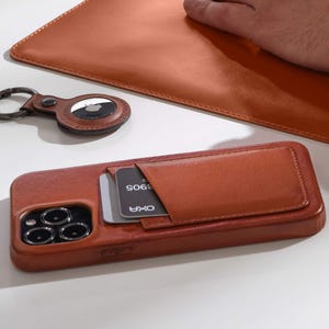Custodia sottile per iPhone 16 Pro Max, custodia in pelle per iPhone 15, porta carte per iPhone 14, custodia per iPhone 12 Mini, custodia personalizzata per iPhone 11 e iPhone 13 Pro