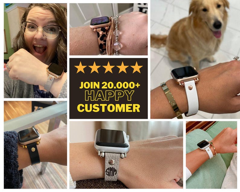 Apple Watch Band for 38mm 40mm 41mm 42mm 44mm 45mm 49mm, Slim Leather Apple Watch Strap for all series,iWatch Gift Band for Women Her Sister