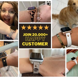 Apple Watch Band Women, Apple Watch Ultra Band 49mm, Apple Watch Strap 38mm Women, Christmas Apple Watch Leather Band 40mm 44mm Watch Strap