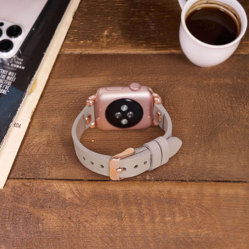 Apple Watch Band Women, Apple Watch Ultra Band 49mm, Apple Watch Strap 46mm Women, Christmas Apple Watch Leather Band 40mm 44mm Watch Strap