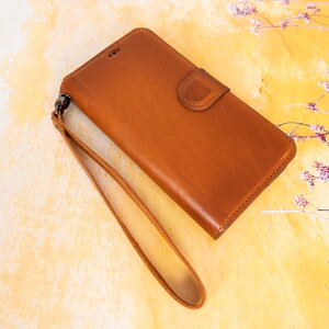Genuine Leather Wristlet Strap for Phone Cases, Bags, Purses and Many More, iPhone Samsung Case Strap, Key Chain Strap, Personalized Gift
