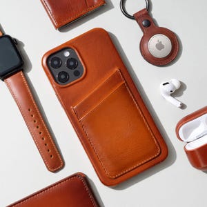Slim iPhone 14 Pro Max Case, Leather iPhone 13 Case, iPhone 14 Card Holder, iPhone 12 Mini Case, Personalized iPhone 11 Case iPhone 14 Pro