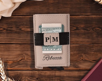 Carteira de couro dobrável, feita à mão, personalizada, para homem, presente de Dia dos Namorados para ele, presente para padrinhos, presente para ele, presentes.