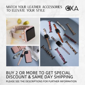 Apple Watch Band for 38mm 40mm 41mm 42mm 44mm 45mm 49mm, Slim Leather Apple Watch Strap for all series,iWatch Gift Band for Women Her Sister