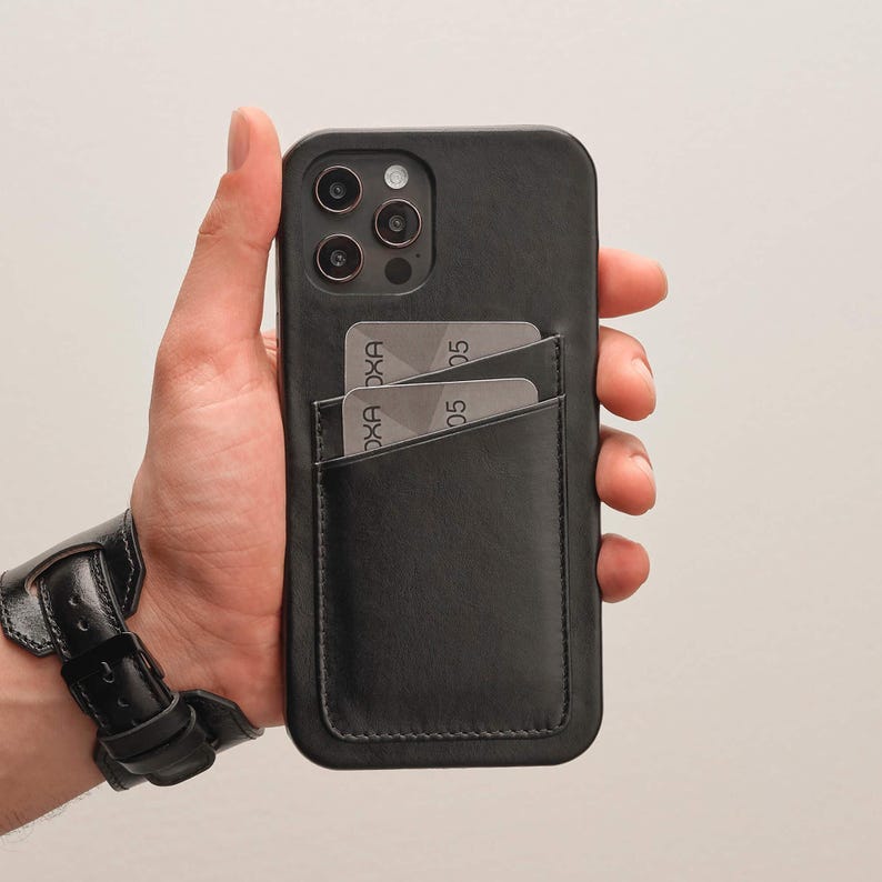 Slim iPhone 14 Pro Max Case, Leather iPhone 13 Case, iPhone 14 Card Holder, iPhone 12 Mini Case, Personalized iPhone 11 Case iPhone 14 Pro