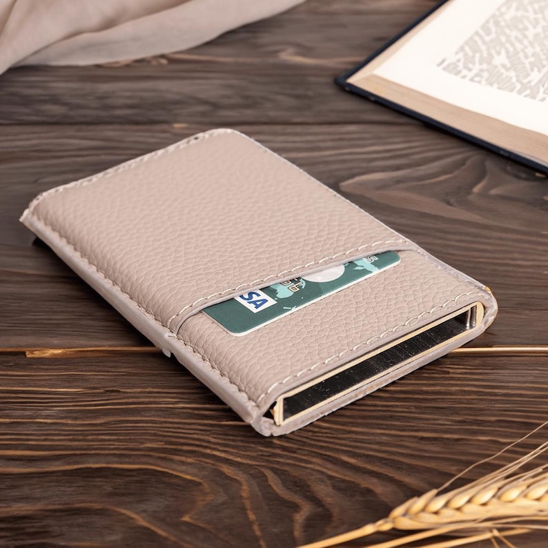 Engraved Dad Gift Men's Wallet, Custom Monogrammed Wallet, Pop-up Card Holder, Men's Wallets, Groomsman Wallet, Valentines Day Gift