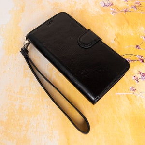 Genuine Leather Wristlet Strap for Phone Cases, Bags, Purses and Many More, iPhone Samsung Case Strap, Key Chain Strap, Personalized Gift
